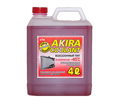 AKIRA COOLANT ALL SEASON -40ºC 4 литра
