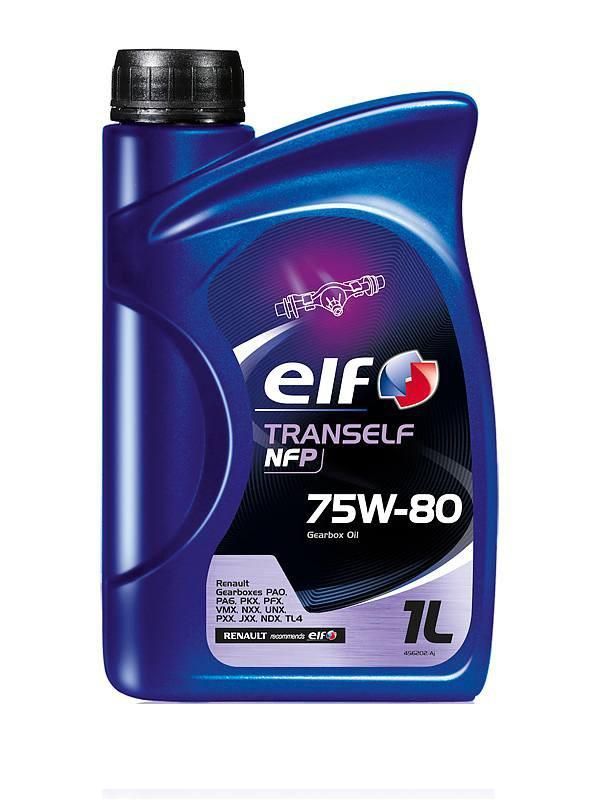 Трансмиссионное масло ELF Tranself NFP 75W-80 1л. 
