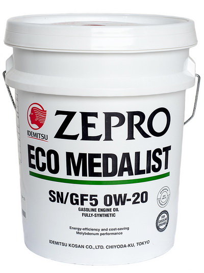 ZEPRO ECO MEDALIST 0W-20 SN/GF-5 20 литров