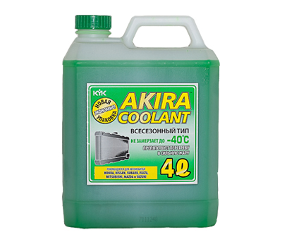 AKIRA COOLANT ALL SEASON -40ºC 4 литра